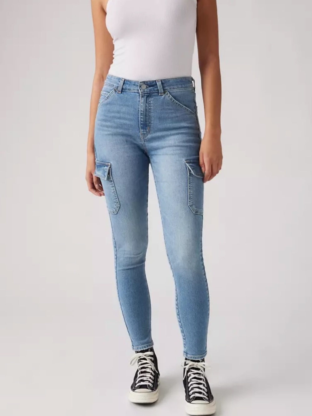 Levi’s Women's 721 High-Rise Skinny Cargos Jeans